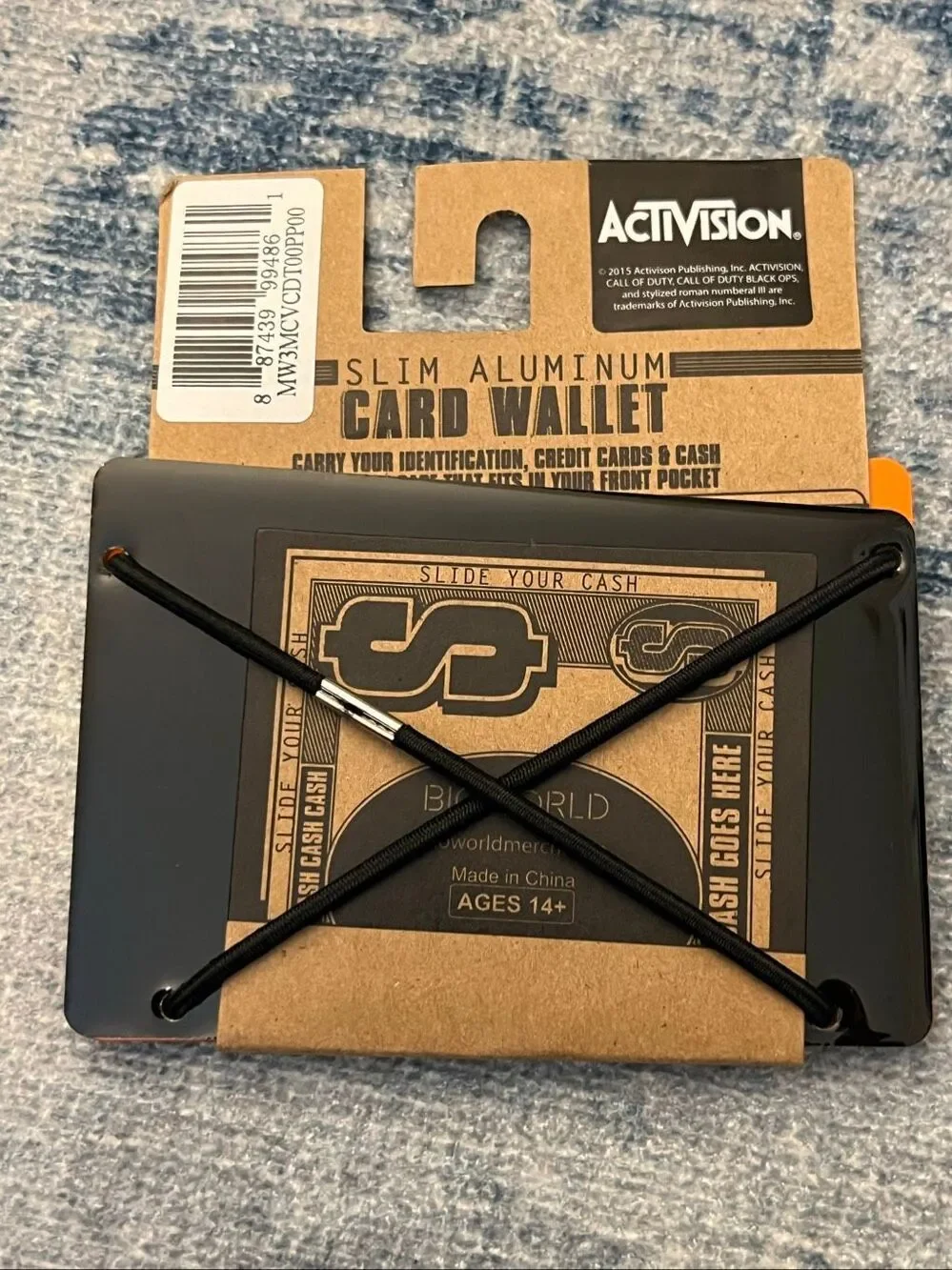 New Call of Duty: Black Ops III Slim Aluminum Card Wallet